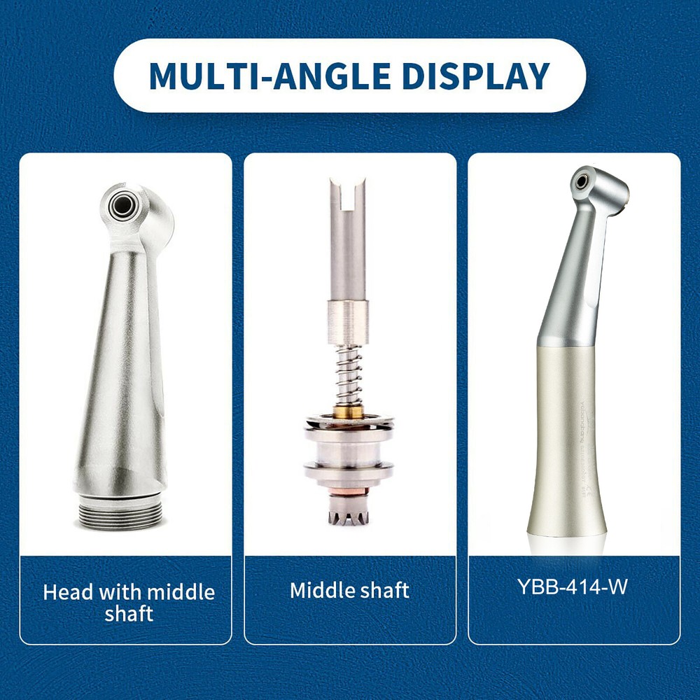YABANG Dental Low Speed Push Button Type Contra Angle Handpiece 1:1 E-type FX23