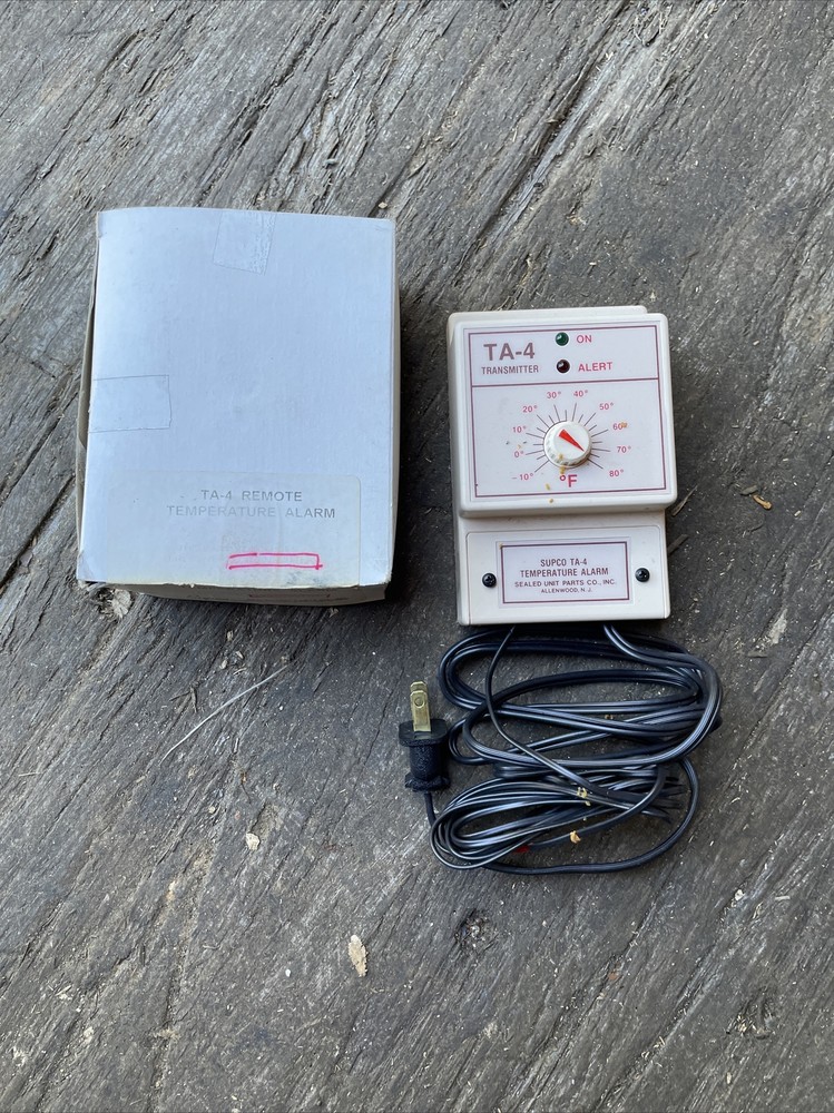 NEW OEM Supco TA-4 Remote Temperature Alarm (1) Transmitter