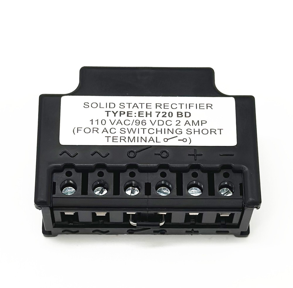 SOLID STATE RECTIFIER EH 720 BD 110 VAC/96 VDC 2 AMP brake rectifier