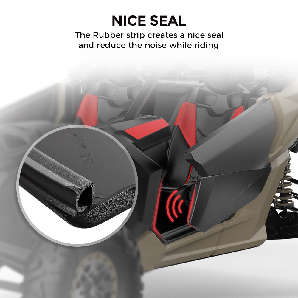 Fender Flares + Lower Door Half 2 Panel Inserts For Can Am Maverick X3 2017-2024