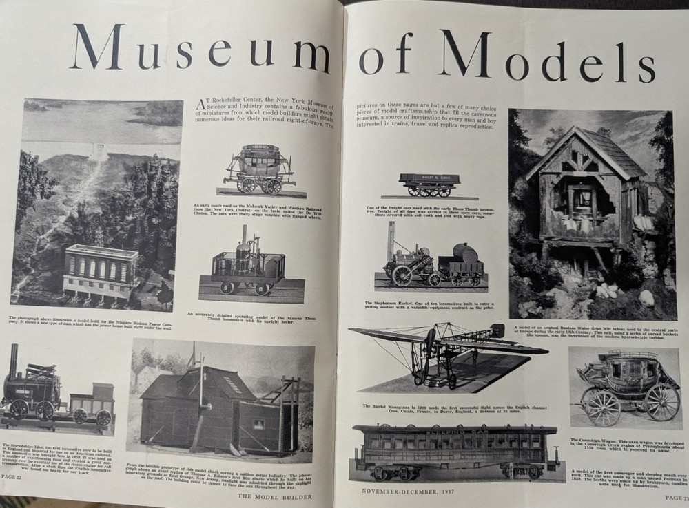 ***VINTAGE 1937 THE MODEL BUILDER MAGAZINE***