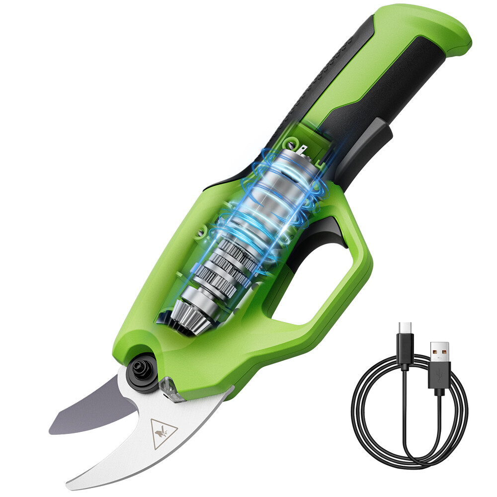WORKPRO Rechargeable Electric Pruning Shear Cordless Tree Pruner Cutter Scissors