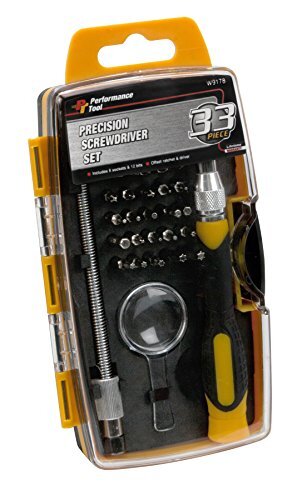 Performance Tool W9178 Precision Driver Set, 33-Piece