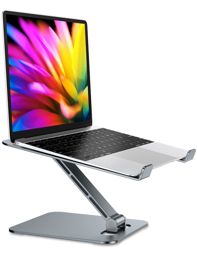 Foldable Laptop Stand, Height Adjustable Ergonomic Computer Stand for Desk, A...