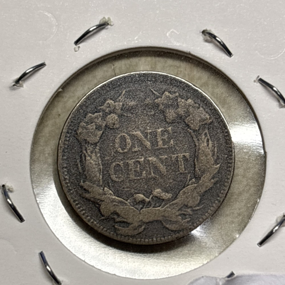 1858 Flying Eagle Cent Penny, Large Letters