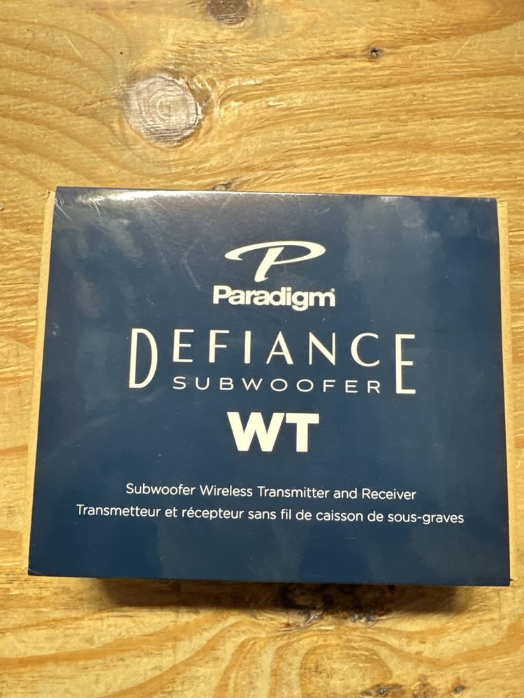 Paradigm Defiance Subwoofer WT Wireless Transmitter & Receiver - New in Box
