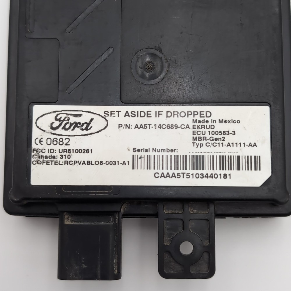 2011 2012 Lincoln MKT Blind Spot Sensor Control Module AA5T-14C689-CA