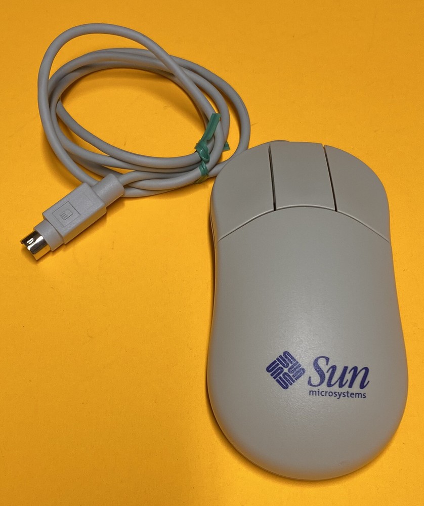 Sun Microsystems 370-3631 Type-6 Mouse, Mini-Din Connector, 3 Button