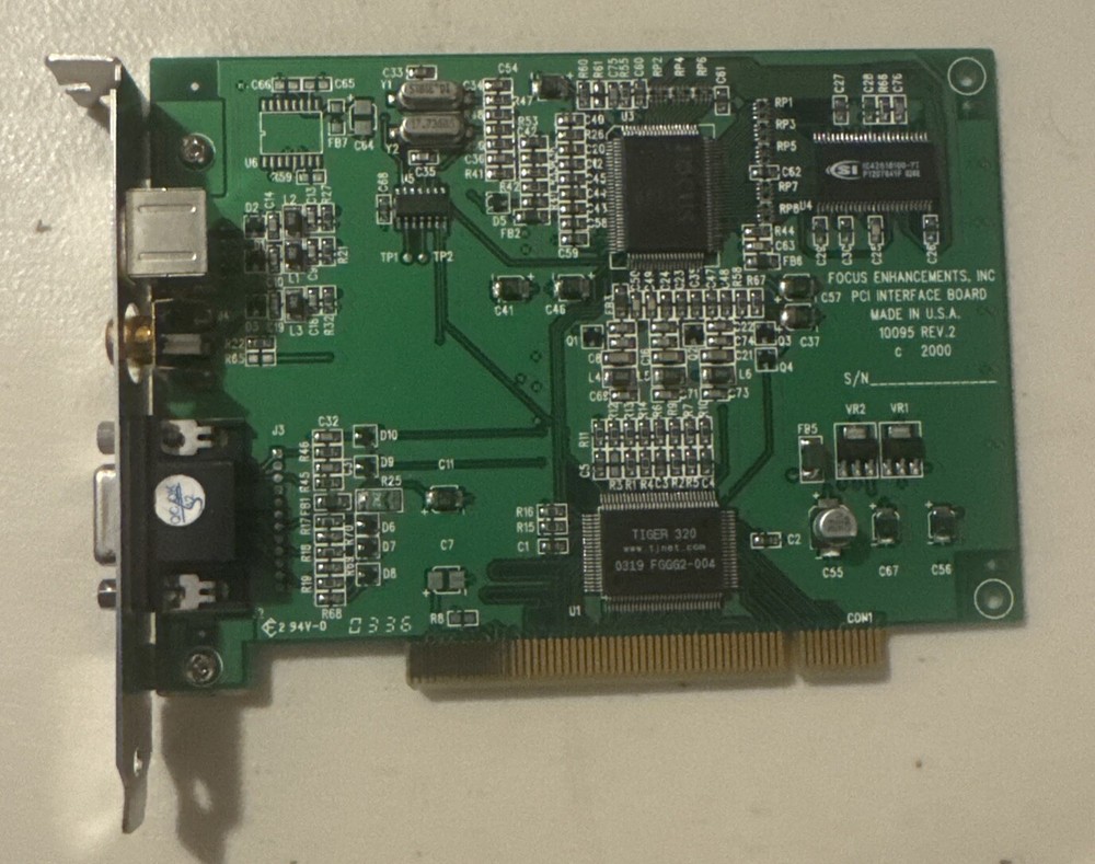 Focus Enhancements PCI Interface Board 10095 Rev 2