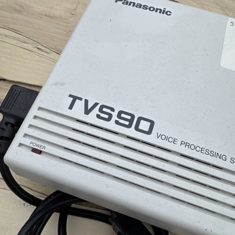 Panasonic TVS90 Voice Processing System KX-TVS90 W/ AC Cord