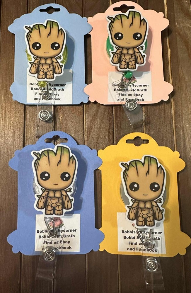 Groot badge reels