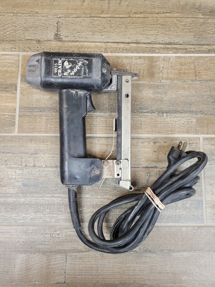 CRAIN #615 Professional CARPET PRO STAPLER TYPE A Good Condition