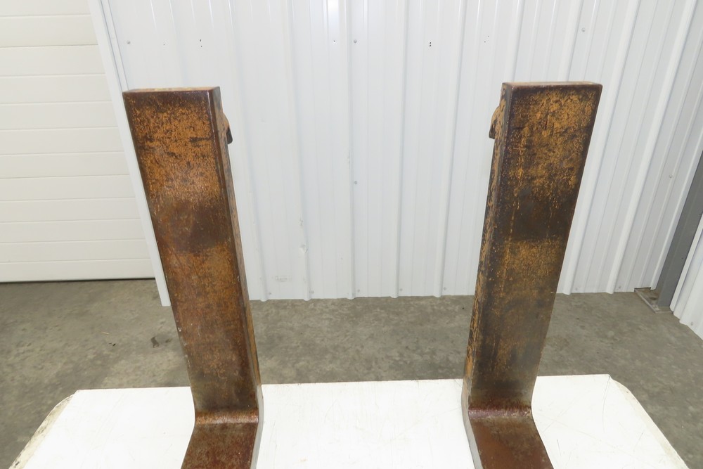 4x40" Class 2 Steel Forklift Fork Tines 16" Carriage 1-Pair