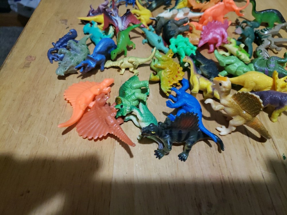 Bulk Lot of Small Plastic Dinosaurs