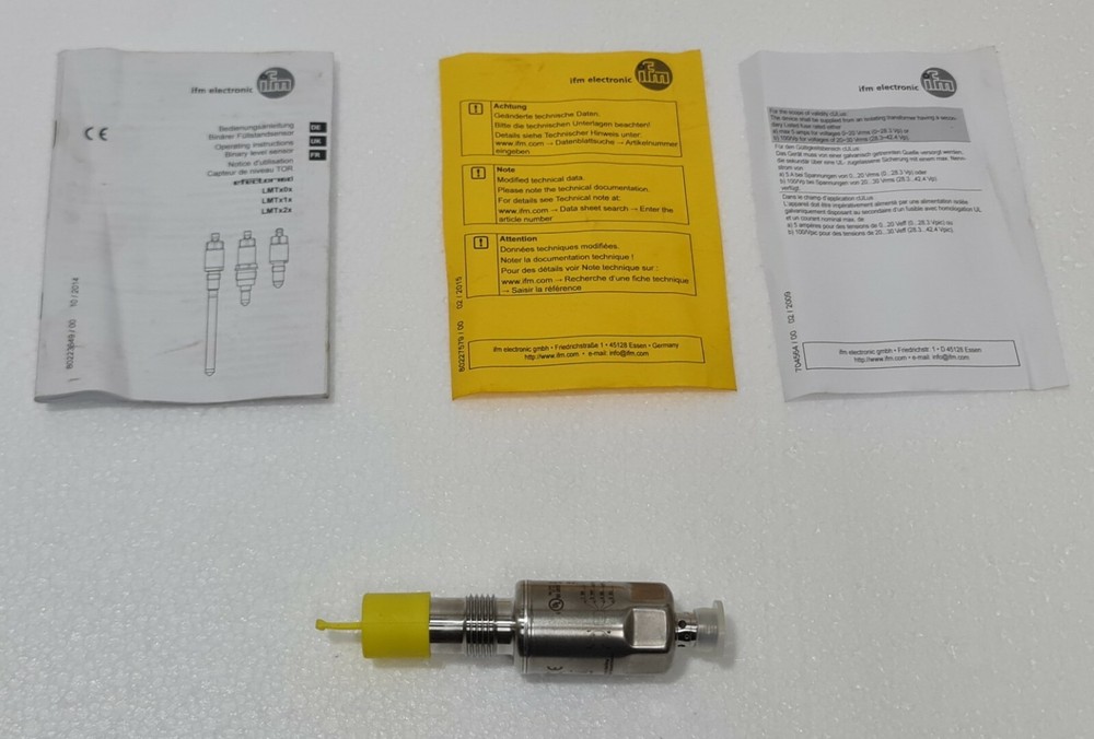IFM ELECTRONIC LMT100 LEVEL SENSOR LMACE-A12E/QSKG/0/US