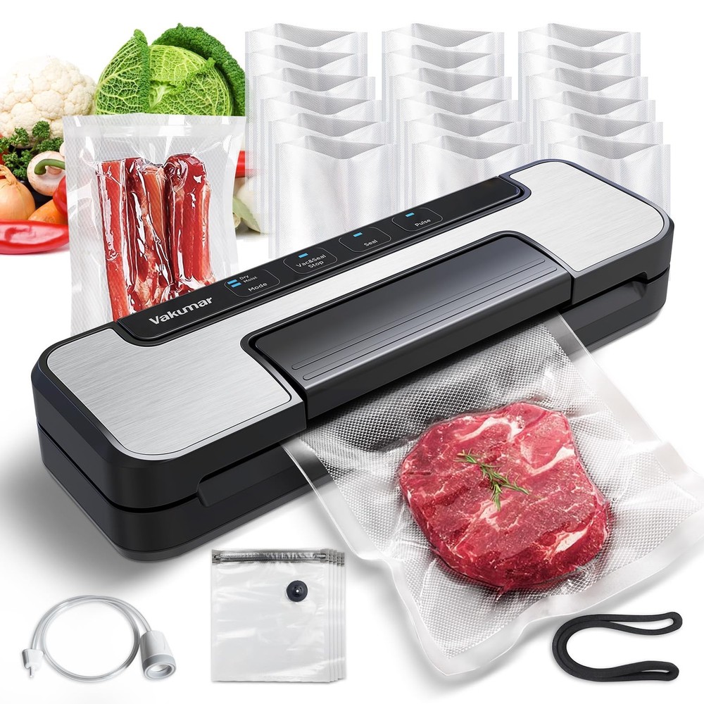 Commercial Vacuum Sealer Machine Multifunction Automatic Food Packaging with Bag