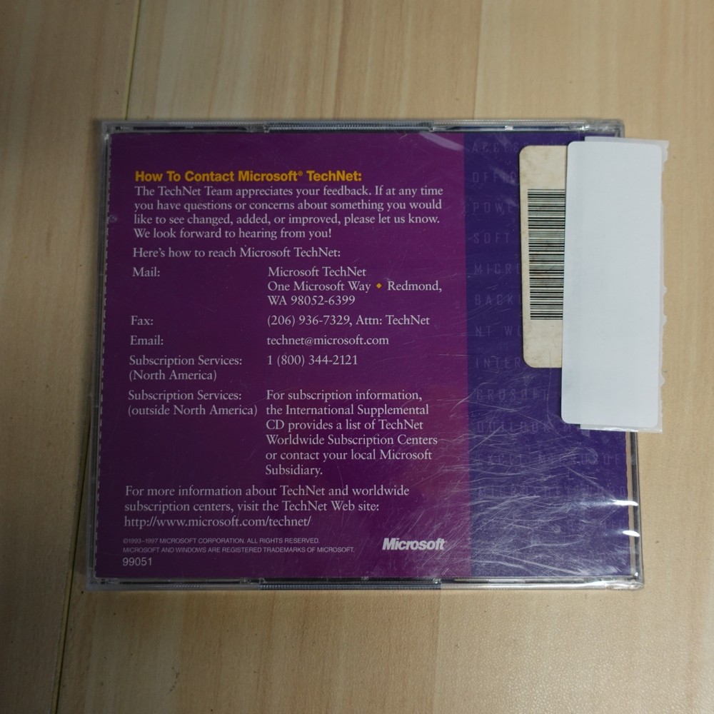 NEW Microsoft TechNet - Technical Information Network - August 1996