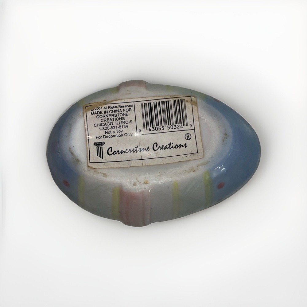 Collectible Ceramic Easter Egg Trinket Box