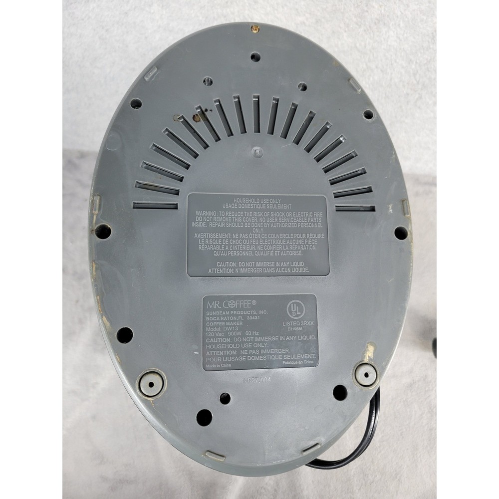 Mr Coffee 12 Cup Drip Coffee Maker Black DW13