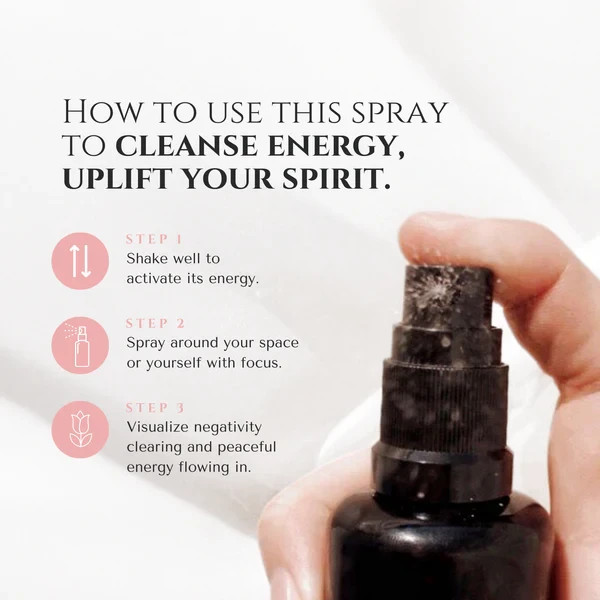 Palo Santo Smudge Spray 4 oz., meditation aromatherapy mist