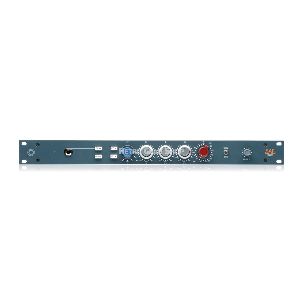 BAE 1066D Rackmount Mic Preamp / EQ with PSU