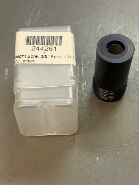 244261 TC Nozzle 3/8" Bore Poly Jacket Sandblast Nozzle