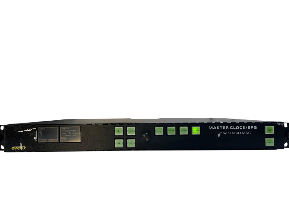 Evertz 5601MSC Master SPG/Master Clock System
