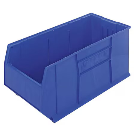 Quantum Storage Systems Qrb166bl Storage Bin, Polypropylene, Blue, 17 1/2 In H,