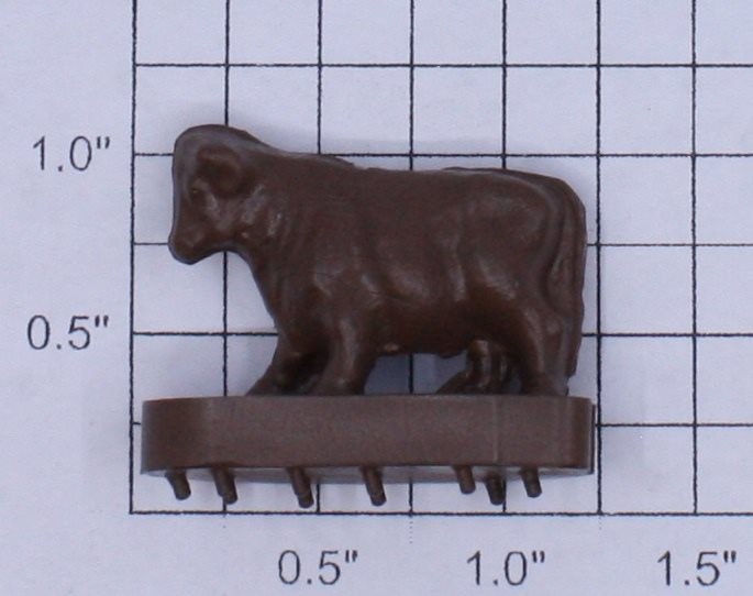 Lionel 3656-34 Medium Brown Operating Cattle Figure