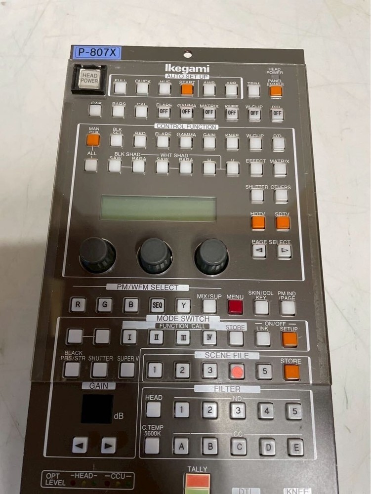 Ikegami CCP-200 Camera Control Panel Operation Unit for Broadcast Professional
