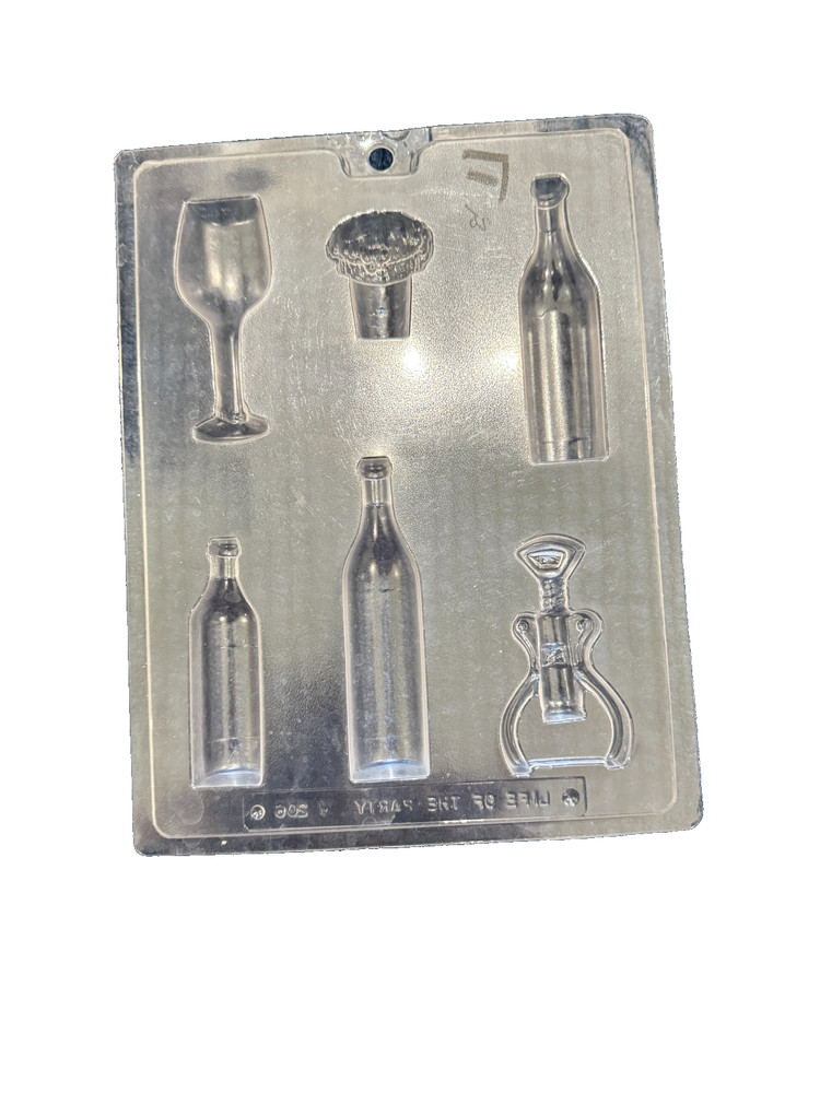 Wine Kit Chocolate Candy plastic mold