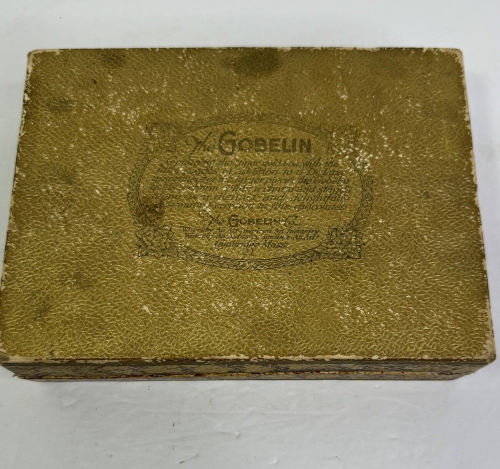 Gobelin Chocolates Vintage Candy Box Empty