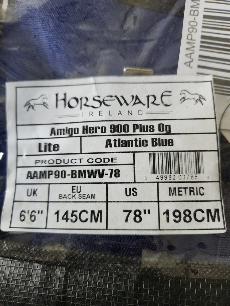 Horseware amigo 900 plus 0grams 78" (B)