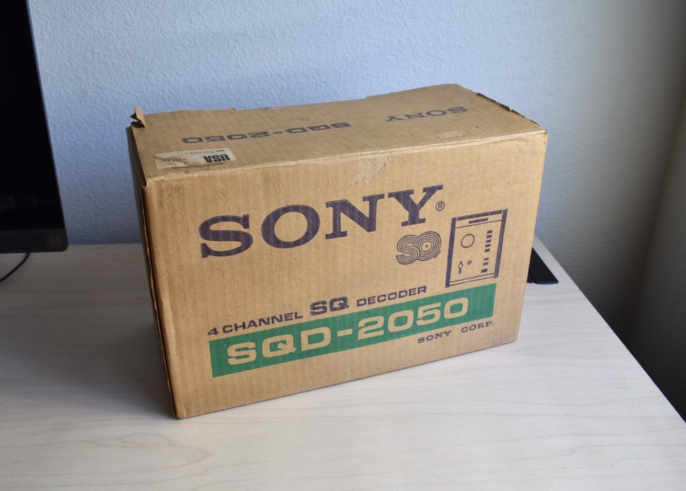 Vintage Sony SQD-2050 4 Channel SQ Decoder - New open box - With all documents