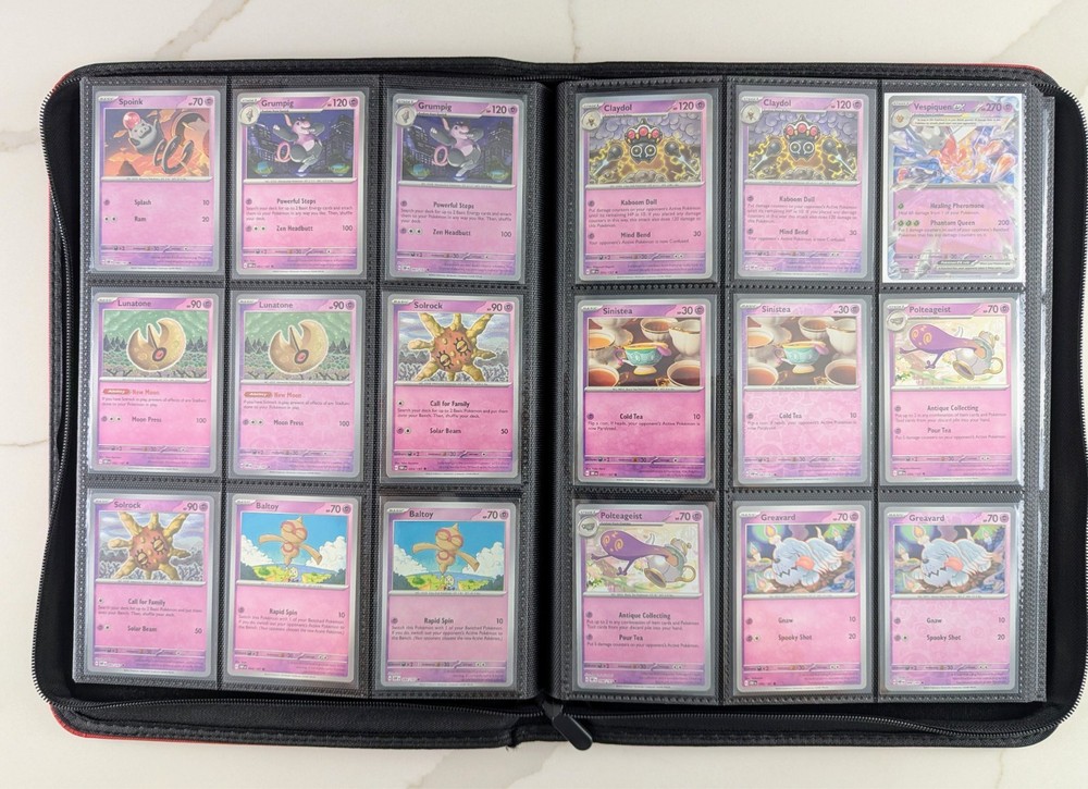 Pokémon Obsidian Flames Complete Master Set /w Binder + Promos (PC)!