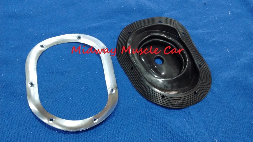 correct manual trans shifter console boot & retainer ring 64-67 Chevy Chevelle