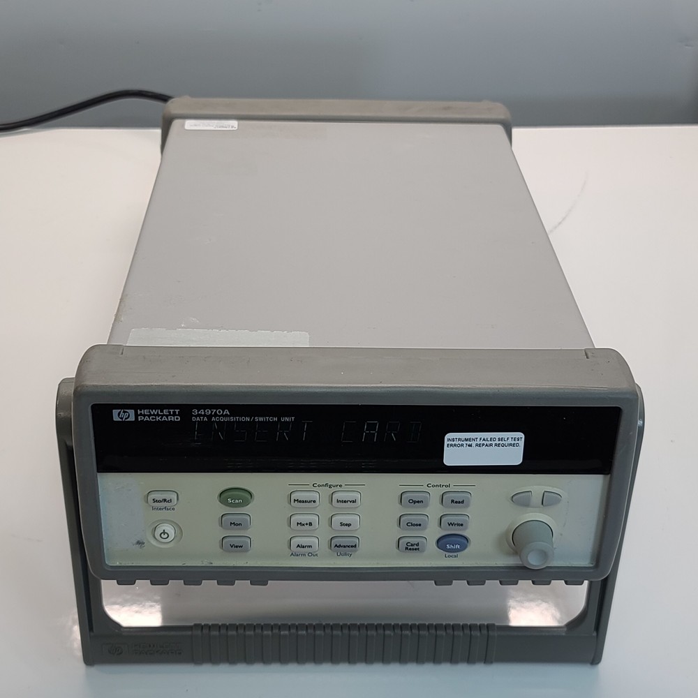 Agilent HP 34970A Data Acquisition Switch Unit Failed Self Test, Error 746