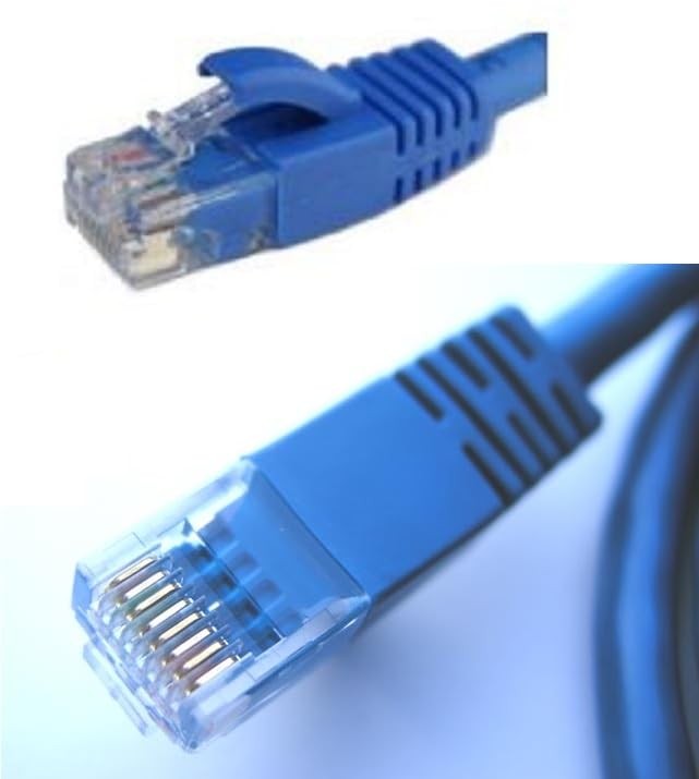New 300ft Blue RJ45 CAT6 Ethernet LAN Network Internet Computer Solid Wire...