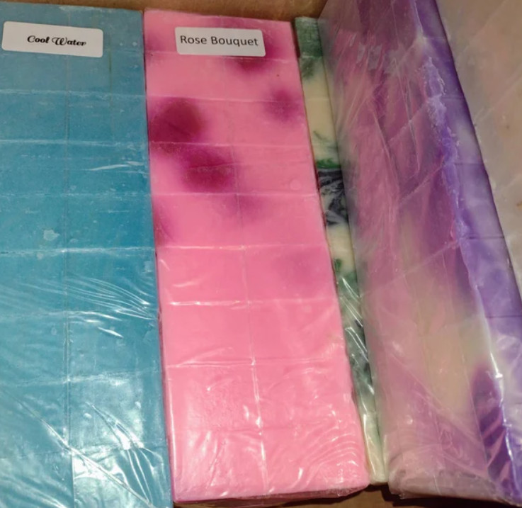 10lb Handmade Soap Sliver Bulk Mix Natural Cold Process Assorted Scents