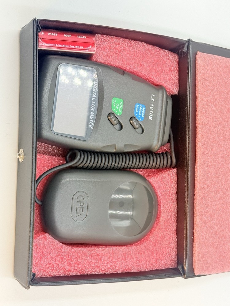 Lux Meter LX-1010B Photo Light Sensor, UNTESTED