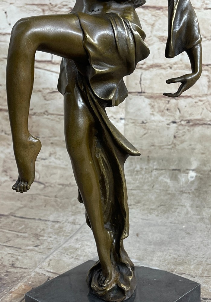 Handmade Signed D.H.Chiparus, Bronze Statue Dancer Bronze Sculpture `Testris`