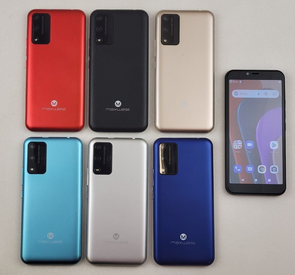 MaxWest Nitro 55E (MX-N55E) 16GB - (GSM Unlocked) Single SIM Android Smartphone