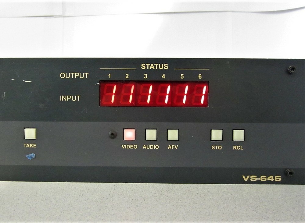 Kramer VS-646 6x6 Video/Balanced Audio Matrix