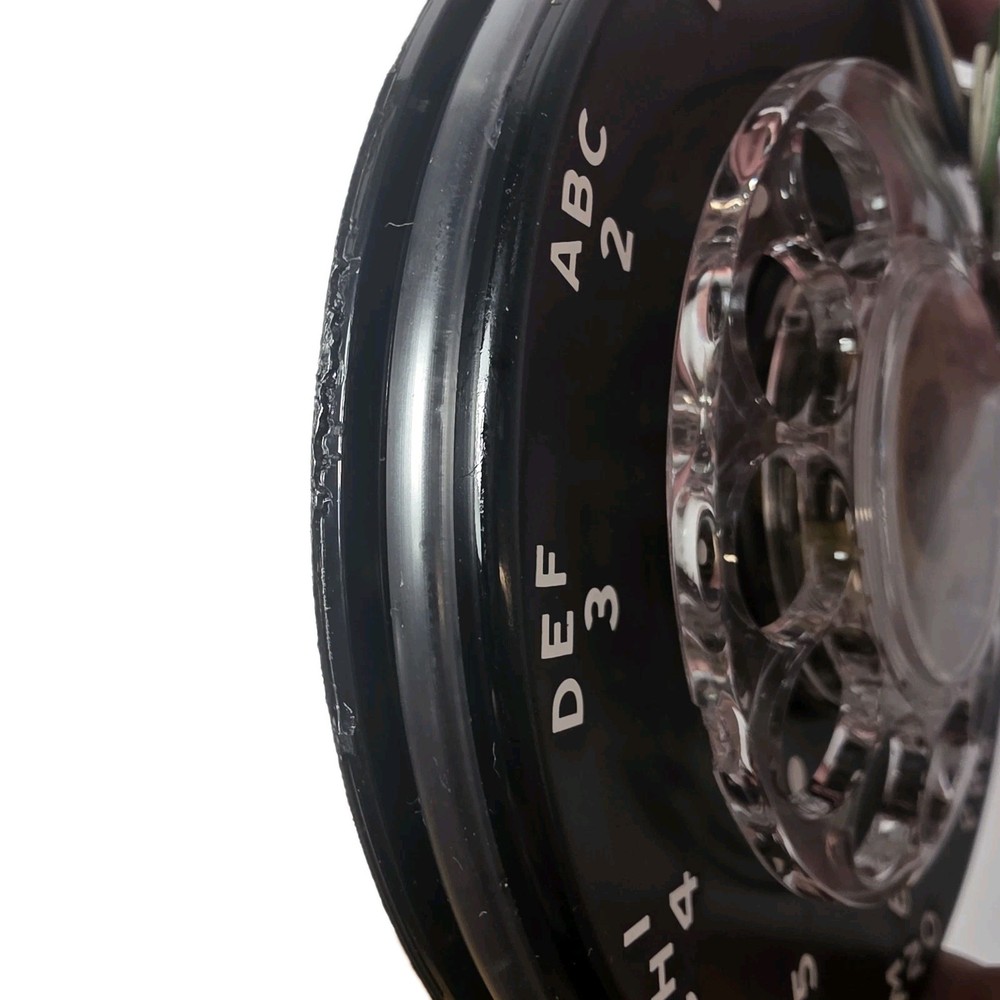 Stromberg-Carlson black MCM 9C rotary phone dial replacement