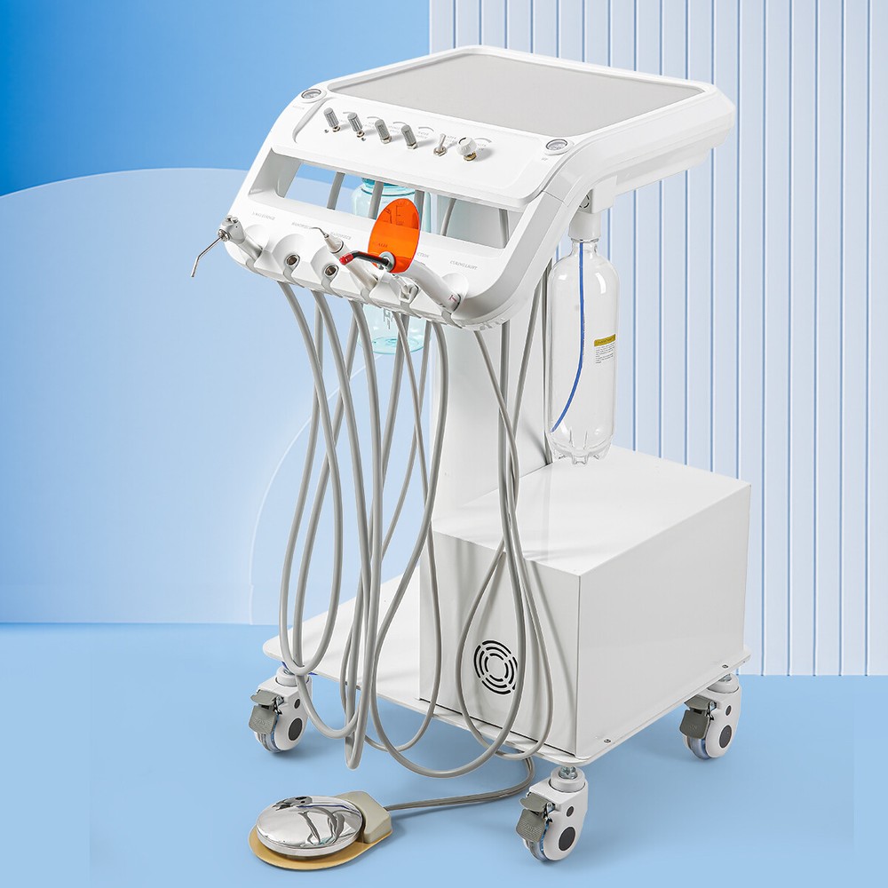 Dental Unit Chair Integral Computer Controlled DC / Mobile Delivery Unit 4 Hole