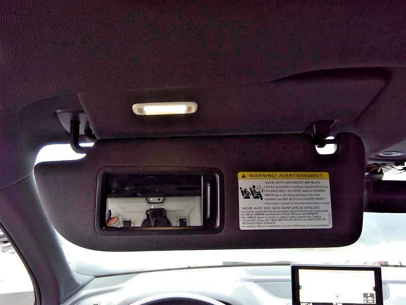 2017-2020 Audi Q7 Left Driver Sun Visor Dual Sunvisor illuminated OEM