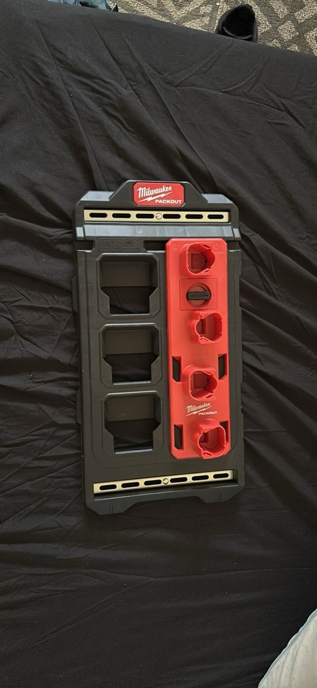 Milwaukee PACKOUT Tool Organizer/Compartment Box Plastic Black Red Single Item