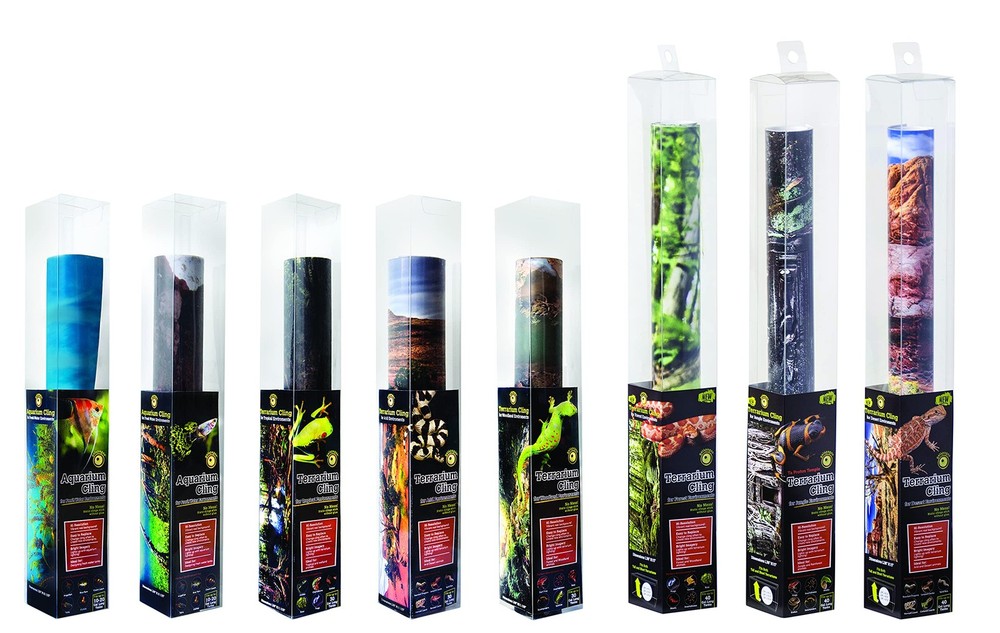 05421 Forest Terrarium Cling 40 Gallon Multi- Colored