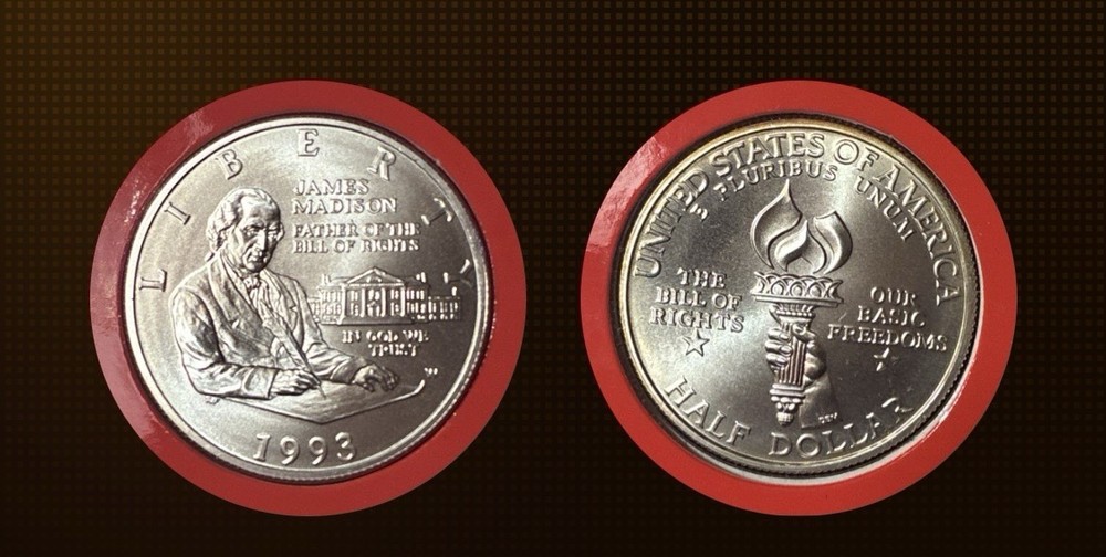 The Bill Of Rights Commemorative Silver Half Dollar
