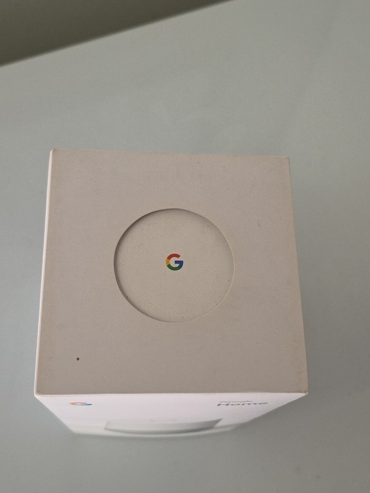 NEW Google Home Smart Bluetooth Speaker with Voice Assistant White Slate